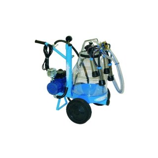 Fahrbare Melkanlage mit PVC Eimer kompl.