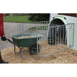 Kälberhütte CalfHouse Flexbox mit Umzäunung