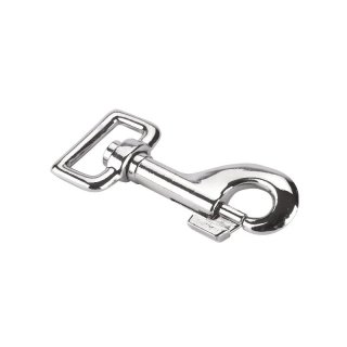 Karabinerhaken mit eckigem Wirbel