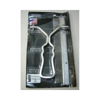Metallstriegel aus Aluminium 23 cm breit