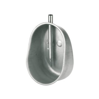 Tränkebecken Edelstahl mit Nippel