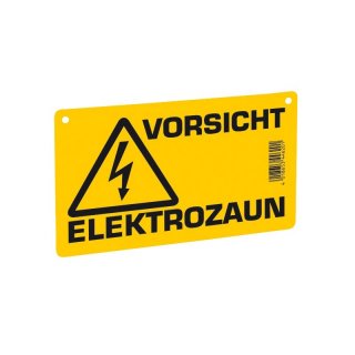 Warnschild Vorsicht Elektrozaun