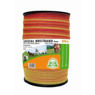 Breitband gelb-orange 20 mm, 200 m