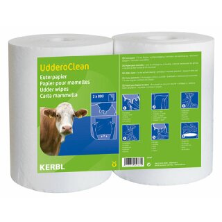 Euterpapier UdderoClean 2 x 800 Blatt