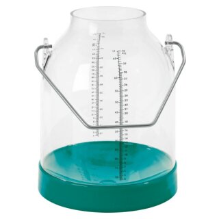 Melkeimer PVC  grüner Boden, für Absauganlagen