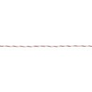 Litze TopLine weiß/rot 300 m
