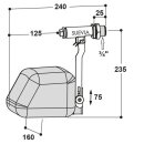 Schwimmer Suevia Mod. 723 40 Liter Durchfluss