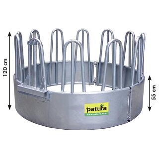 Patura Compact-Rundraufe mit 12 Freßplätze ohne Dreipunktaufhänung