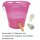 Kälbertränkeimer HIKO transparent rosa