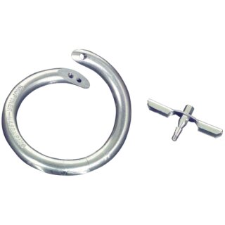 Bullennasenring S-Form 05811 Hauptner groß 65 mm -Sonderpreis-