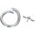 Bullennasenring S-Form rostfrei Hauptner groß 65 mm -Sonderpreis-