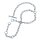 Kettenhalfter mit Zug 4,5 mm